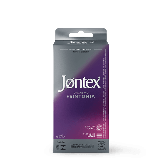 Jontex Orgasmo em Sintonia 4 Unidades