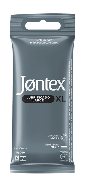 Jontex XL Lubrificado 6 Unidades