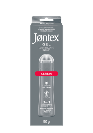 Jontex Gel Lubrificante Cereja 3 em 1 50G