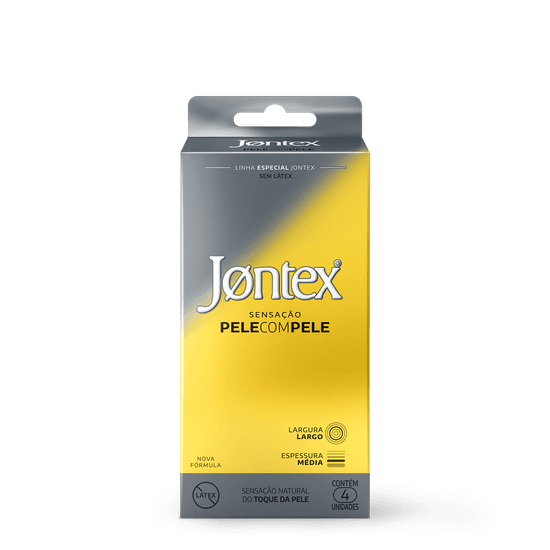 Jontex Sensação Pele com Pele 4 Unidades