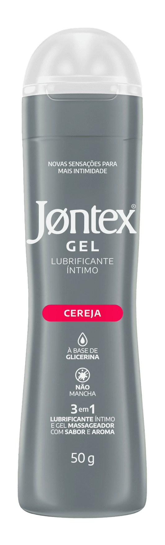 Jontex Gel Lubrificante Cereja 3 em 1 50G